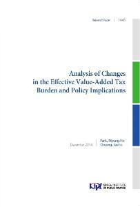 14-5 Analysis of Changes in the Effective Value-Added Tax Burden and Policy Implications